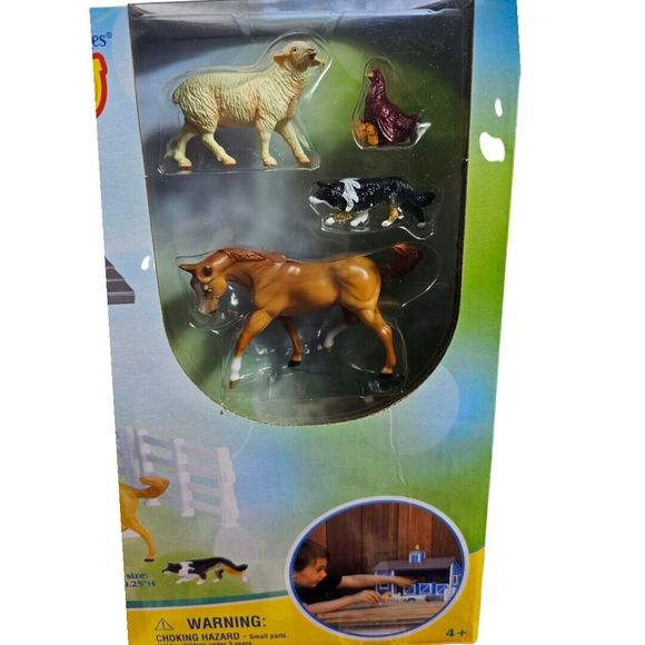 Breyer Horses Breyer Farms Home at The Barn Playset 10 Piece Set NEW IN BOX - Picture 2 of 8